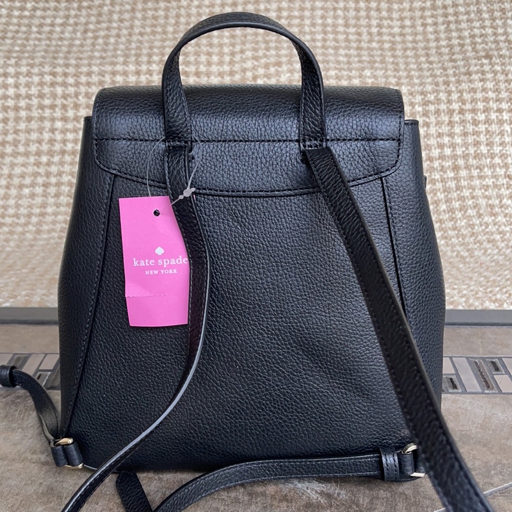 Kate Spade Leila Tweed Fabric Medium Backpack - Picture 9 of 16